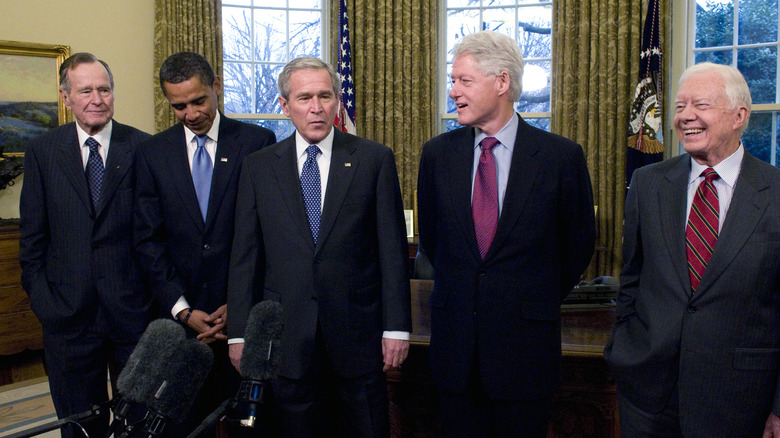 Five former U.S. Presidents